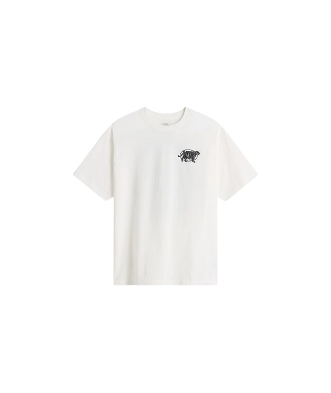T-shirt blanc Vans Awaken Tiger SS Homme