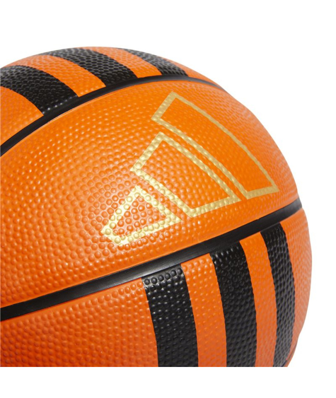 Balle adidas Rubber Basket-ball bandes orange