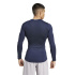 T-shirt Fitness adidas Techfit LS Homme bleu foncé