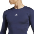 T-shirt Fitness adidas Techfit LS Homme bleu foncé