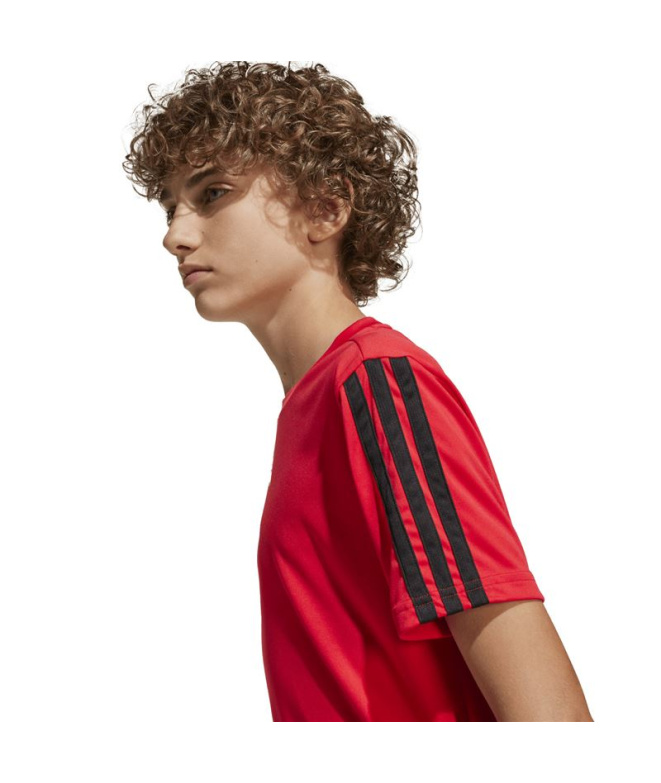 Camiseta adidas Tr-Es 3-Stripes Fitness Menino...