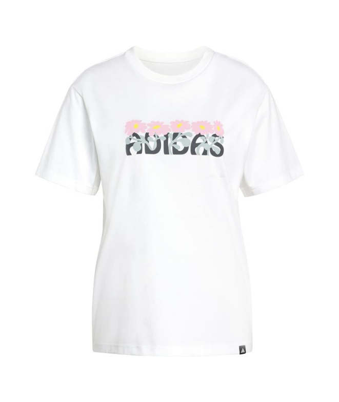 Camiseta adidas Soft Side Mujer Blanco