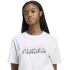T-shirt blanc adidas Soft Side Femme