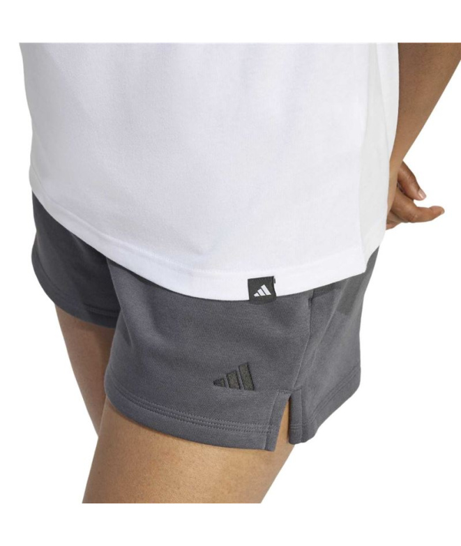 T-shirt blanc adidas Soft Side Femme