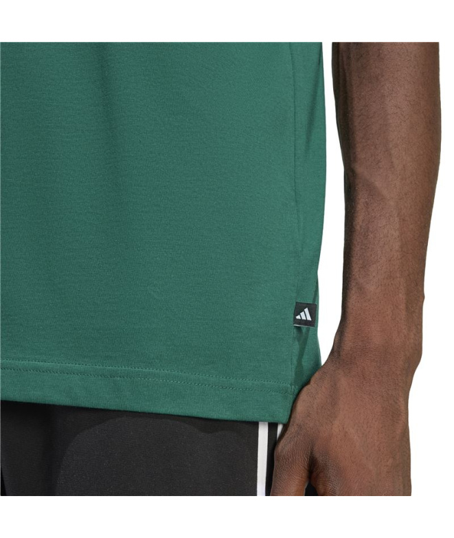 Camiseta Homem adidas Mos Patch verde