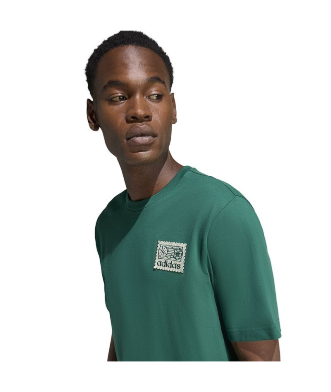 T-shirt vert adidas Mos Patch Homme