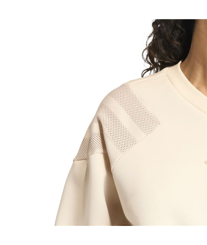 Moletom adidas Fi 3 Stripes Mt SW Mulher em...