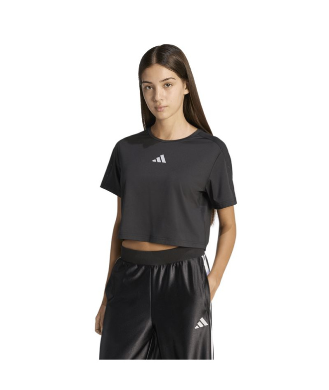 T-shirt Fitness adidas Jg Glam Fille noir/palme