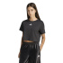 Camiseta adidas Jg Glam Fitness Menina preta/plamet
