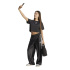 Camiseta de Fitness adidas Jg Glam Niña Negro/Plamet