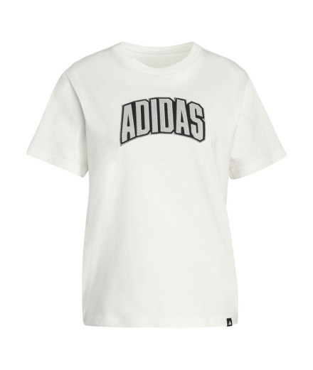 Camiseta Mulher adidas College branca