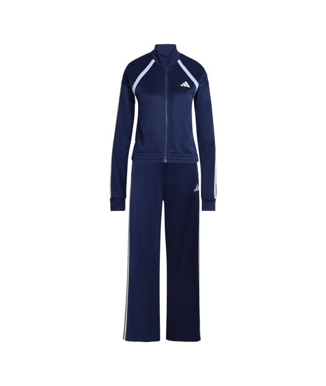 Femme adidas Teamsport Ts bleu foncé/blanc