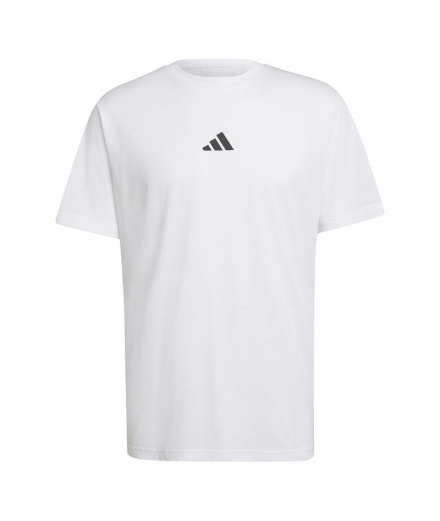 Camiseta de Fitness adidas Tech G Hombre Blanco