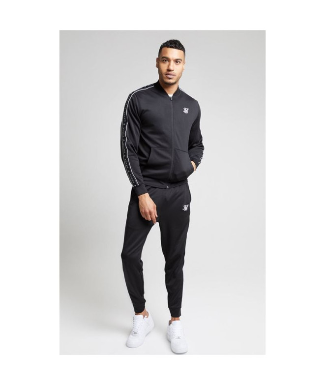 Casaco de homem com fita de painel Siksilk