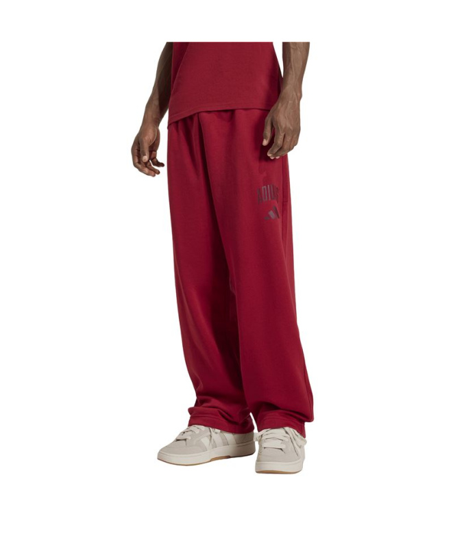 Calça vermelhas Homem adidas Collegiate