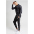 Casaco de homem com fita de painel Siksilk