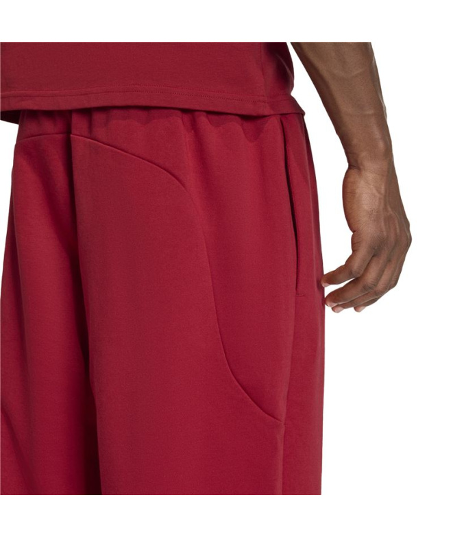 Calça vermelhas Homem adidas Collegiate