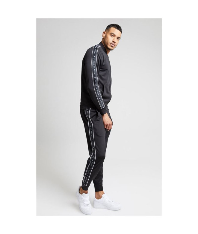 Casaco de homem com fita de painel Siksilk