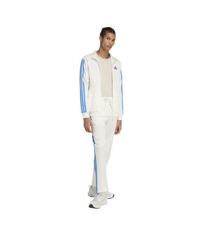 Pantalons Homme adidas 3Stripes Tr Oh blanc/bleu