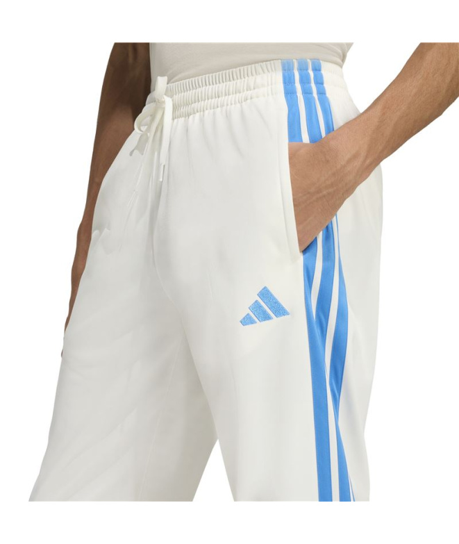 Calça Homem adidas 3Stripes TR Oh branca/azul