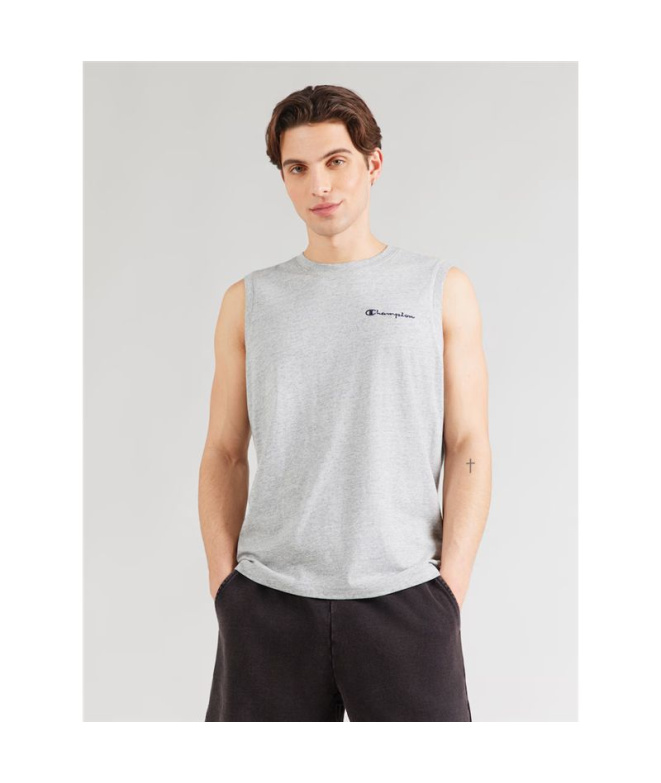 Camiseta Champion Sl Tee Hombre Gris