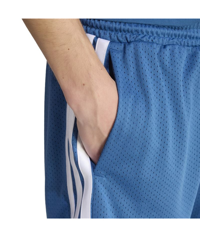 Pantalones adidas Sta Seas Sho Hombre Azul/ Blanco