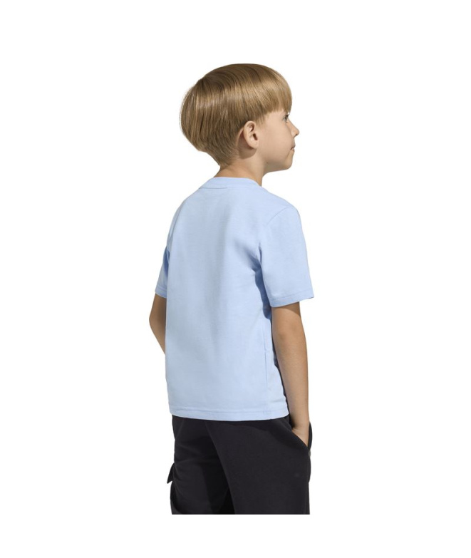T-shirt bleu adidas Lk Food Enfant