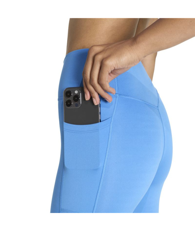 Malhas Fitness Mulher adidas Opt Pow Ess 7/8 azuis