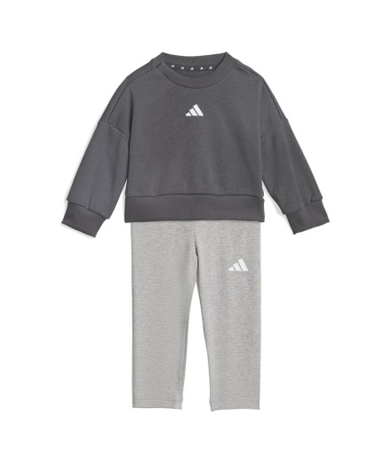 Set adidas Inf Swtp Infantil Cinza Conjunto Branco