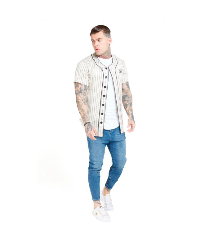 T-shirt Siksilk Original Baseball Man T-Shirt