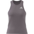 Regata Mulher adidas 3- Camiseta Fitness , cor fígado/branca