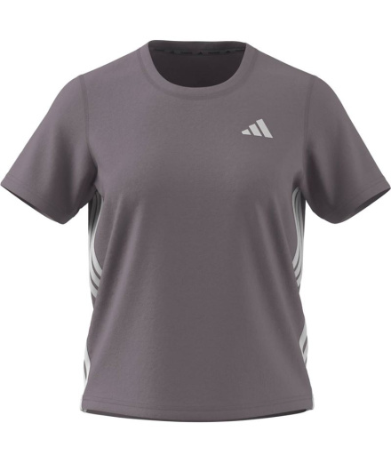 T-shirt Fitness adidas pour Femme col rond, 3 bandes,...