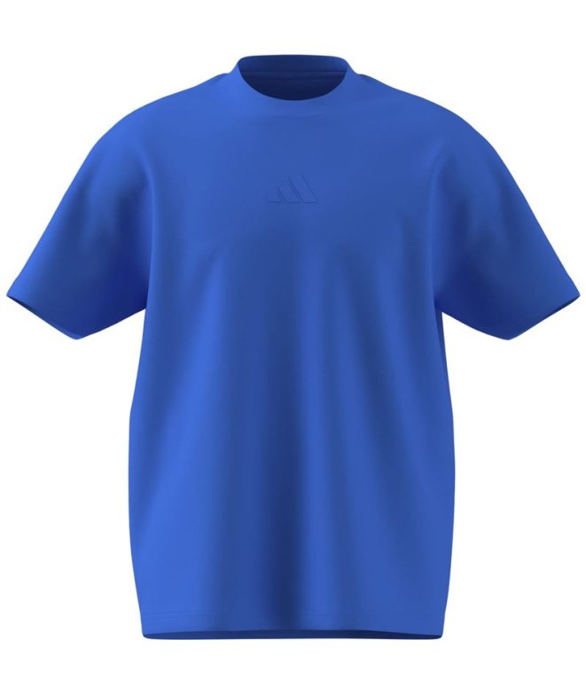 Camiseta azul Homem adidas tamanho A
