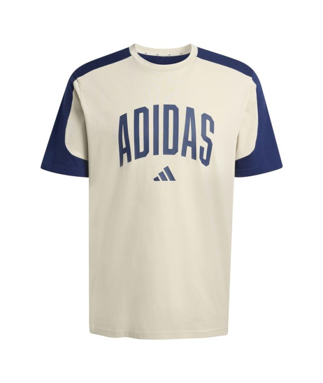 Camiseta Homem adidas Collegiate azul/azul escuro