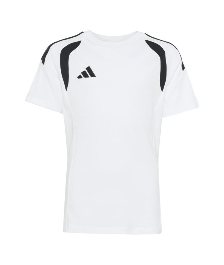 Camiseta Futebol Infantil adidas Tiro26L SW branca/preta