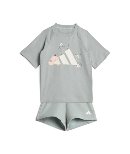 Set Infantil Conjunto Trnstr Sama adidas Branco