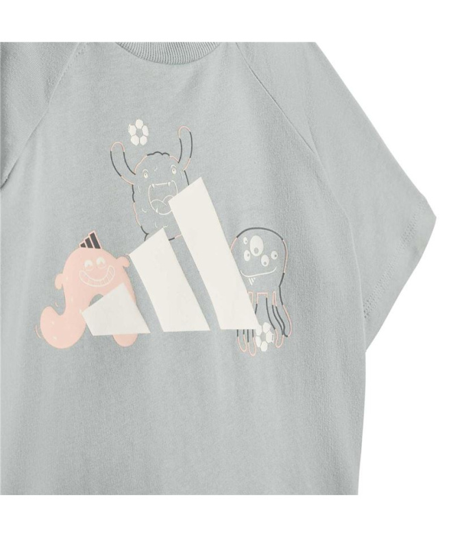 Set Ensemble Trnstr Enfant Sama adidas Blanc