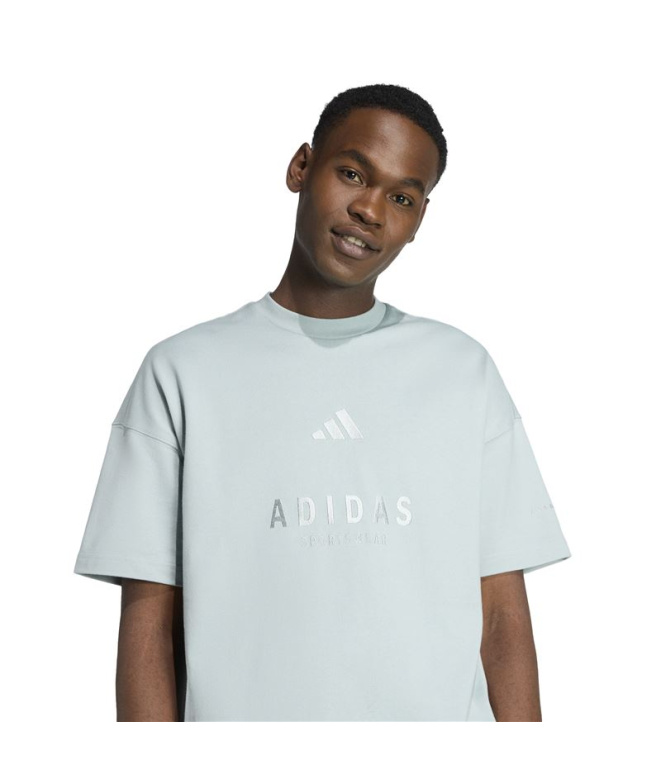 Camiseta adidas A Szn G Hombre Verde salvia claro