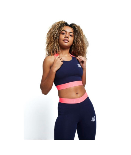 Fitness Top Siksilk Neon Tape Bralette Feminino