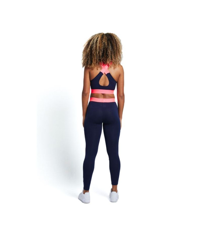 Fitness Top Siksilk Neon Tape Bralette Femmes