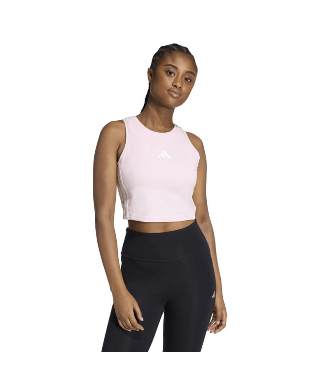 T-shirt rose adidas 3Stripes Pad Tk Femme