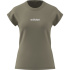 Camiseta Mulher adidas Linear Sj, cor cama/branca