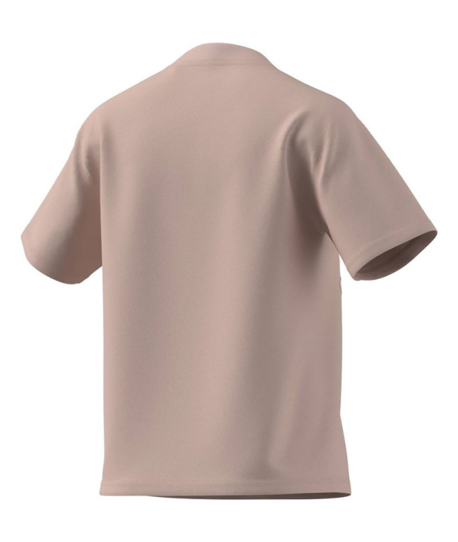 Camiseta Mulher rosa adidas Big Logo Sj