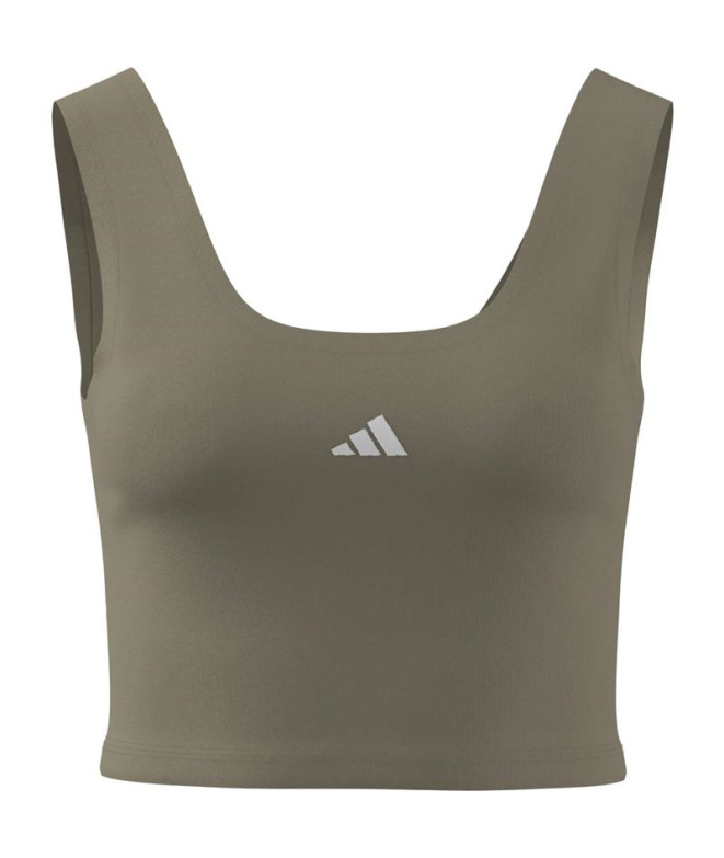 Camiseta Mulher adidas SL Sj Tk, cor branca.