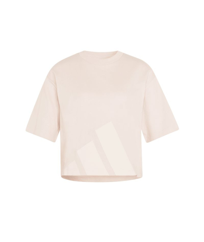 Camiseta Mulher rosa adidas Big Logo Sj Bf
