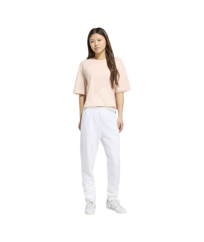 Camiseta Mulher rosa adidas Big Logo Sj Bf