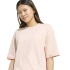 Camiseta Mulher rosa adidas Big Logo Sj Bf