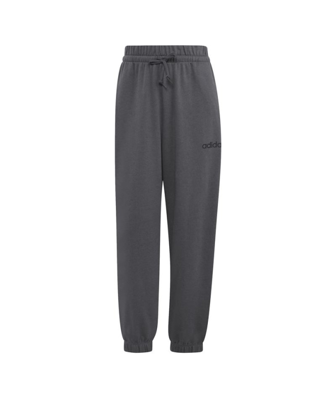 Calça Adidas Linear Ft Cf Mulher Cinza/Preto