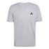 Camiseta adidas We Bas 3 Stripes Fitness Homem Cinza/Preta
