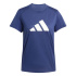 T-shirt Fitness Femme adidas We Logo, bleu foncé/blanc